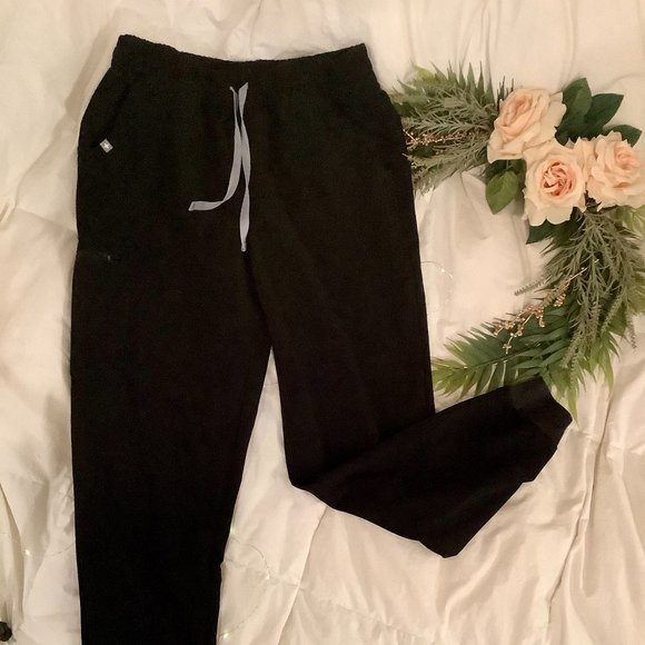 Figs Pants - Women's FIGS - Zamora High Waisted Tall Jogger Scrub Pants - LARGE